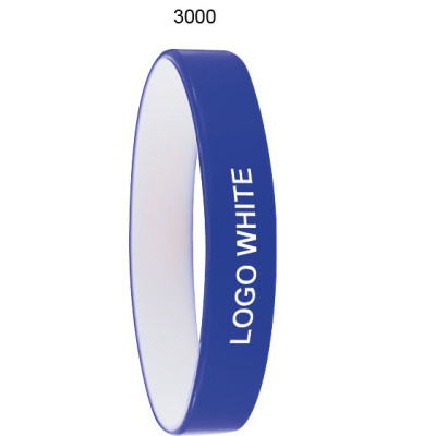 Kétszínű szilikon karkötő COLORE