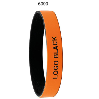 Kétszínű szilikon karkötő COLORE