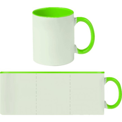 Hrnček s farebným vnútrom 330 ml