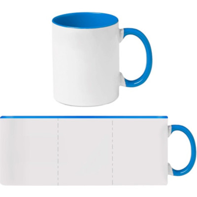 Hrnček s farebným vnútrom 330 ml