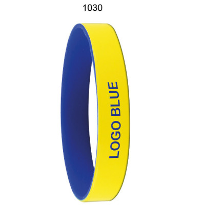 Kétszínű szilikon karkötő COLORE