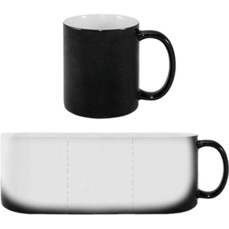 Hrnček MAGIC - čierny lesklý