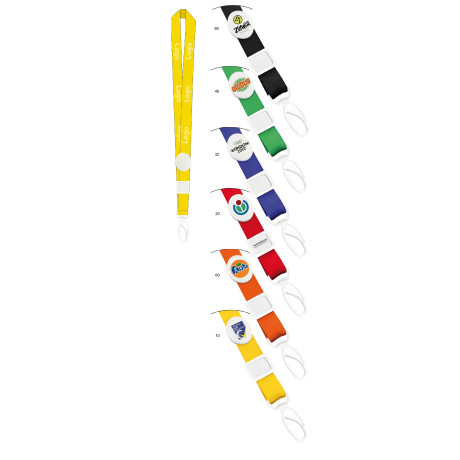 Textilná šnúrka s plastovými doplnkami