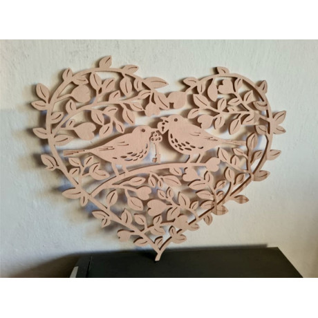 Fa szív dekoráció