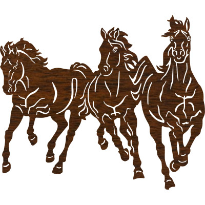 Ha dekoráció lovak