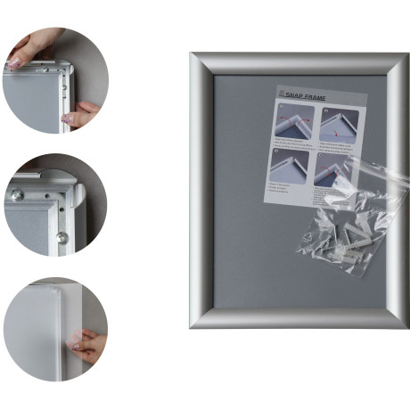 Hliníkový zaklapovací rám