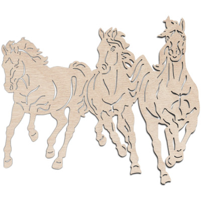 Ha dekoráció lovak