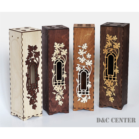 Elegáns boros doboz