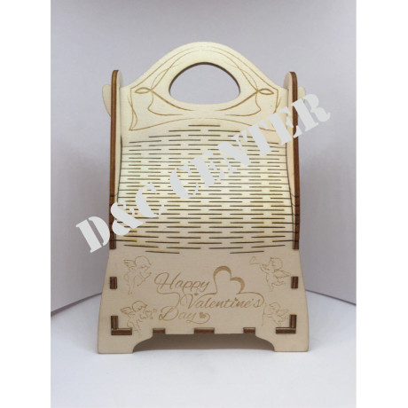 Darčeková krabička na šampanské Drevená