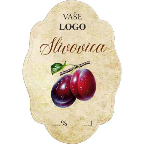 Firemná etiketa na alkohol