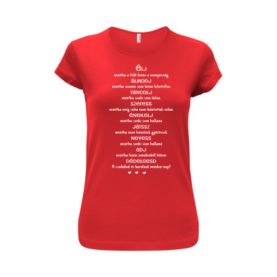 Nyomtatott női póló