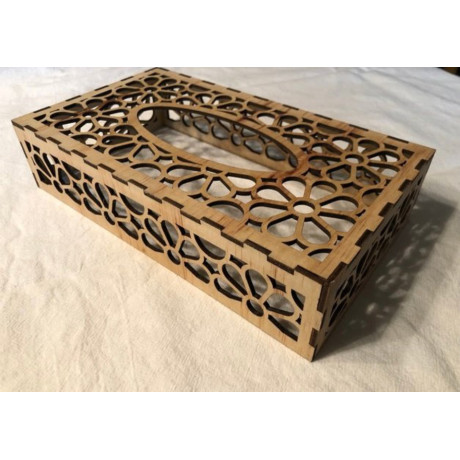 Drevená krabička na vreckovky