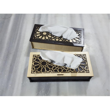 Dekorálható Fa doboz zsebkendős