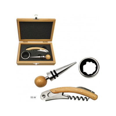 Vínna sada v drevenom boxe