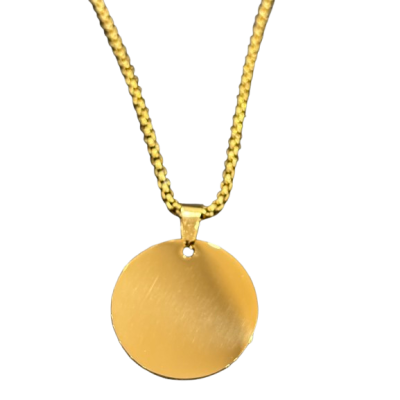 Medál fotógravírozással Kör