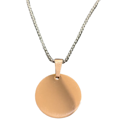 Prívesok s gravírovaním fotografie  Kruhový