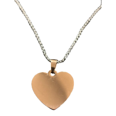 Medál fotógravírozással - szív