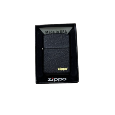 Zippo benzínový zapaľovač pieskovo čierny  v darčekovom balení