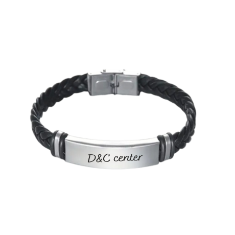 Kožený náramok s možnosťou gravírovania