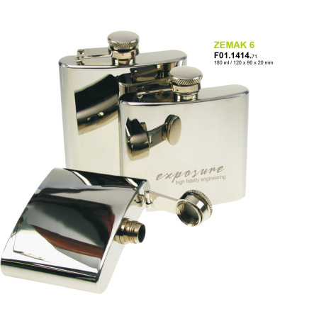 Nerezové butylky vo vysokom lesku